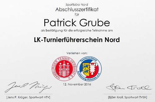 Grube Patrick - LK Organisationsteam THC am Forsthof e.V.