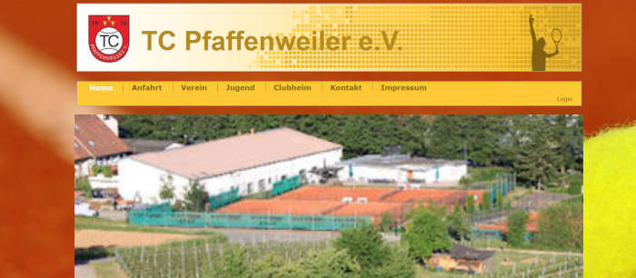 Reservierungssystem beim TC Pfaffenweiler e.V. 
