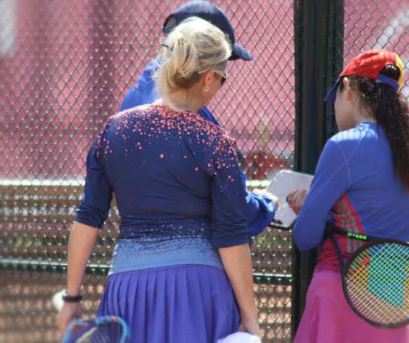 Buchung von Tennistrainingszeiten auf dem Tennisplatz