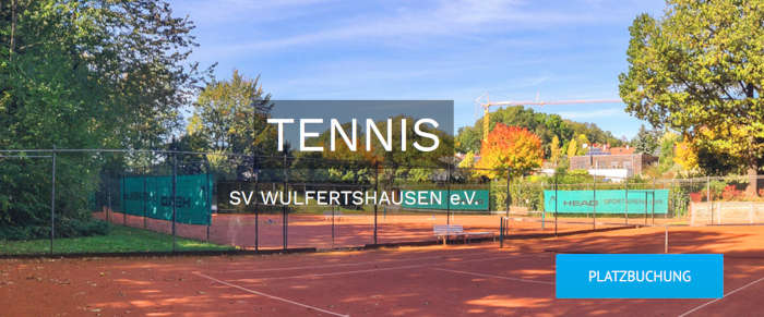 Tennisplatz buchen beim SV Wulfertshausen